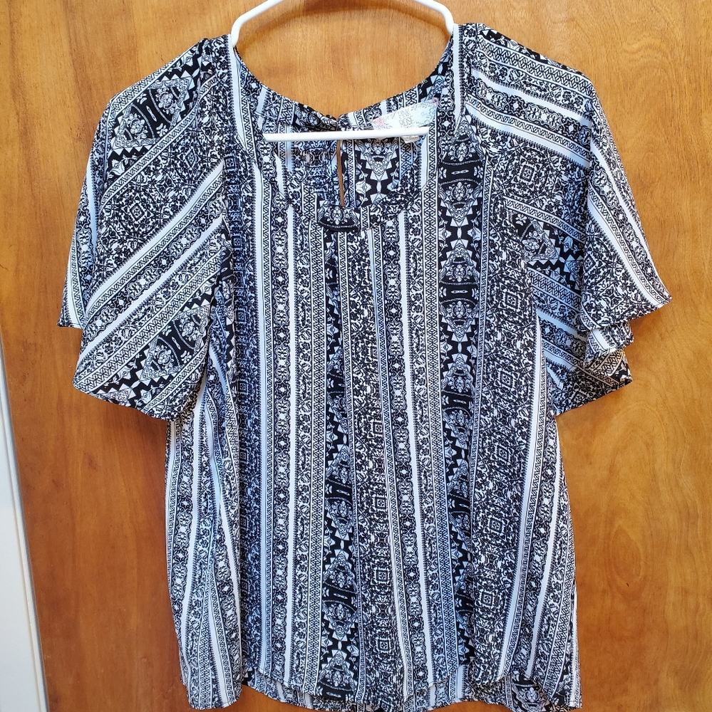 Patterned Blouse